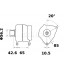 Alternator IA1069  OEM PN 11203193